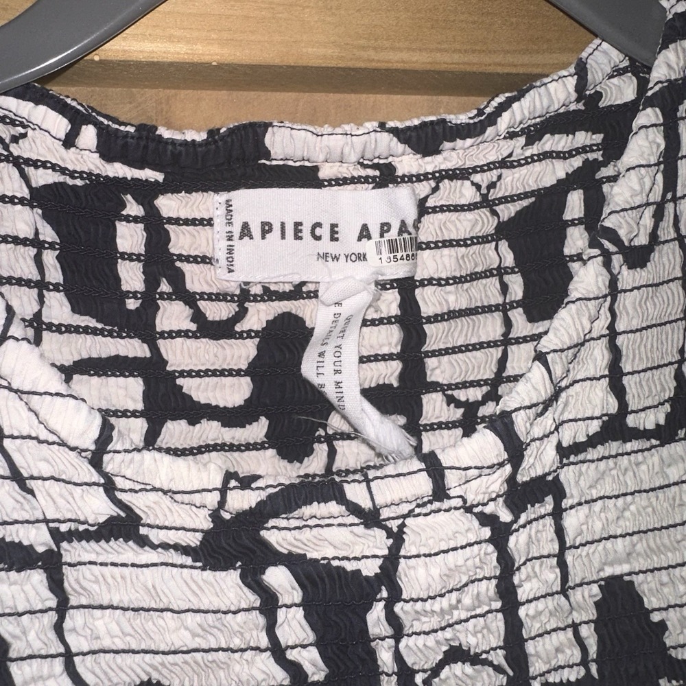 Apiece Apart Women's White Siempre Smocked Tank Maxi Dress Size M * See Desc - Picture 6 of 13